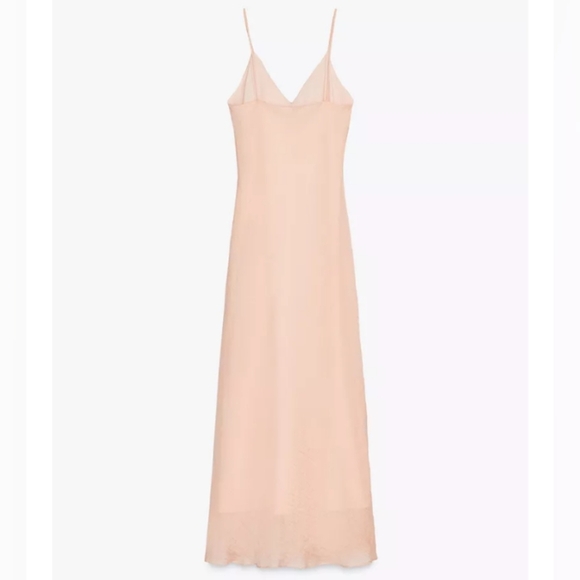 Zara Ruffled Midi Slip Dress - Picture 7 of 8